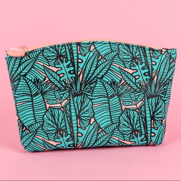 IPSY TROPICAL THEMED GLAM COSMETIC CLUTCH BAG - Picture 7 of 8